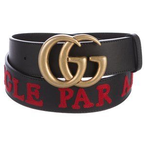 Gucci GG Leather Belt